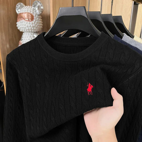 Men's Pony Sweater – Jacquard