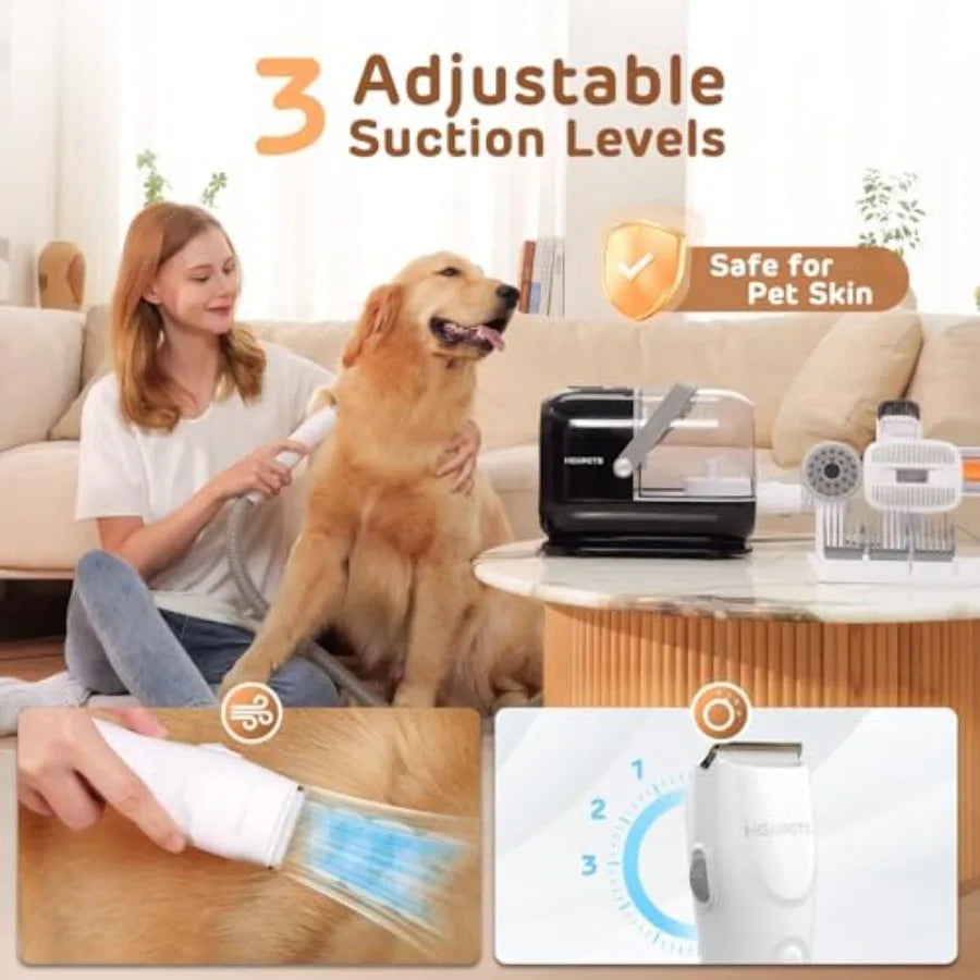 Dog Grooming Vacuum Kit – 7 Tools 3L - Image 2