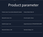 Nova Mart TWS ANC earbuds with HiFi stereo sound, touch control, and 30-hour battery life shown in the image.