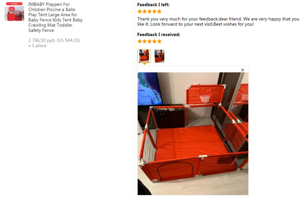 Baby playpen with steel pipes and ball box by Nova Mart, featuring a safe, enclosed play area for infants and toddlers.