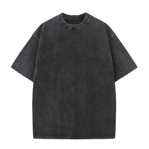 Men's Heavy Cotton Oversized T-Shirt – Vintage Washed Finish