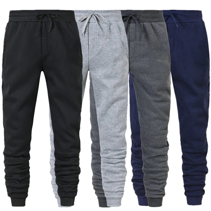 Men's casual jogger sweatpants by Nova Mart, stylish gym and workout trousers, comfortable men's fashion athletic pants