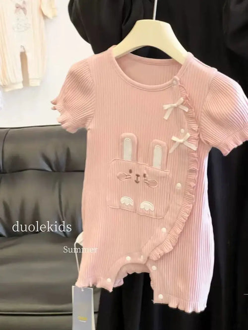 Baby Girls Romper – Snap