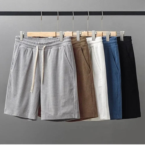 Men's Waffle Shorts – Loose Fit