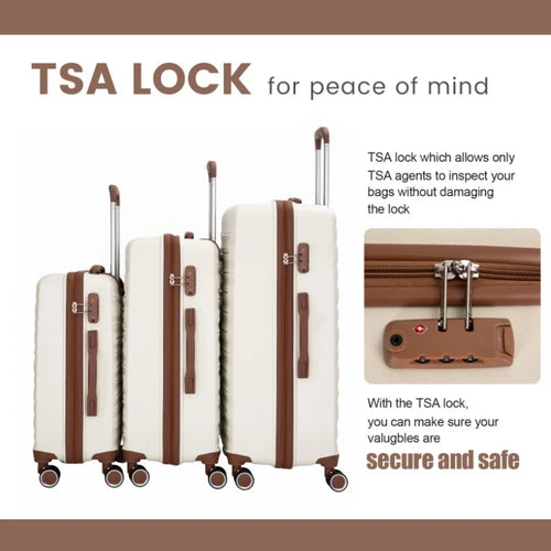 Travelhouse 5-Piece Luggage Set – TSA Lock & Spinner Wheels