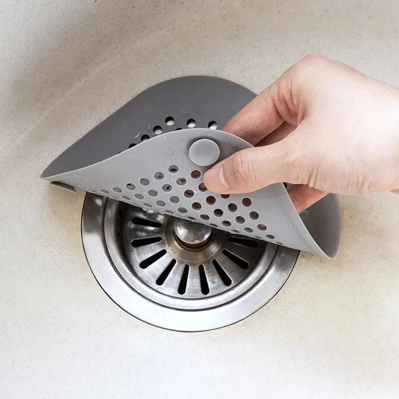 Silicone Sink Strainer, Shower Drain Plug Hair Catcher, Bathtub Kitchen Sink Filter Screen Bathroom Accessories - Image 6
