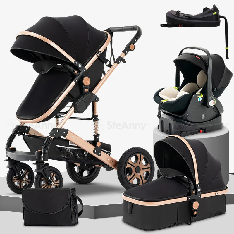 3 in 1 Baby Stroller foldable newborn pram