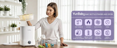 YunBaby Baby Bottle Steamer Dryer – 5-in-1