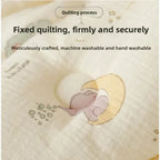 Soft cotton newborn swaddle blanket with bunny ears from Nova Mart, baby hospital wrap designed for gentle comfort and warmth.