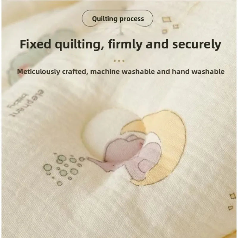 Soft cotton newborn swaddle blanket with bunny ears from Nova Mart, baby hospital wrap designed for gentle comfort and warmth.
