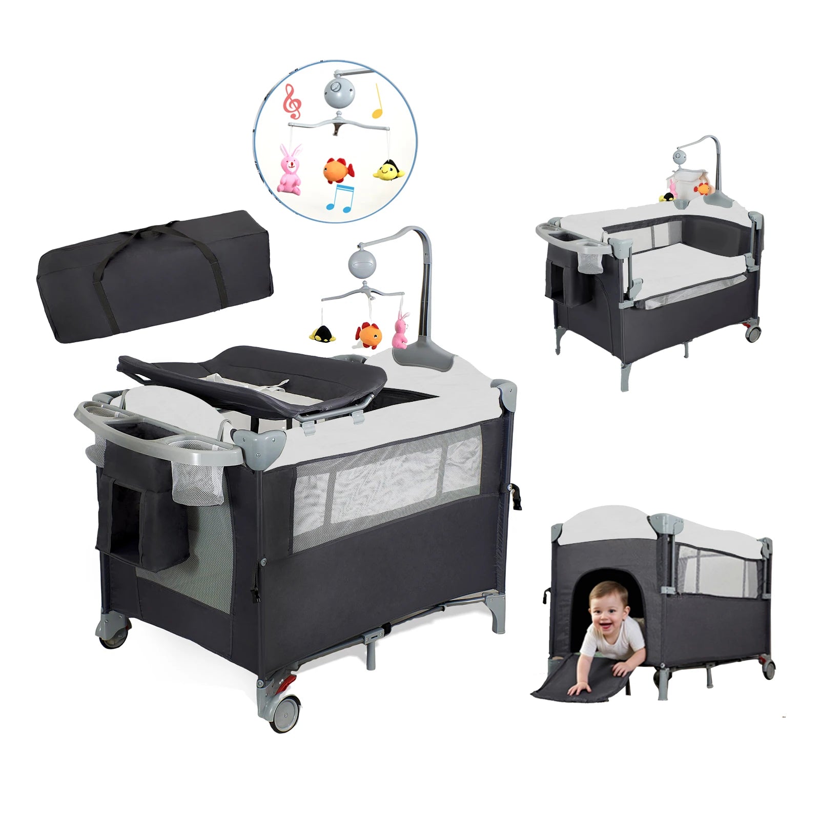 Pack n Play Portable Playard with bassinet and changing table