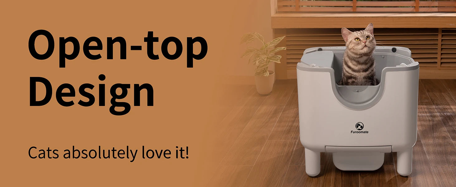 F6 Self-Cleaning Litter Box – Open-Top - Image 7