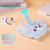 Nova Mart baby sleep aid palm pillow with remote control, soft and soothing for calming infants during sleep.