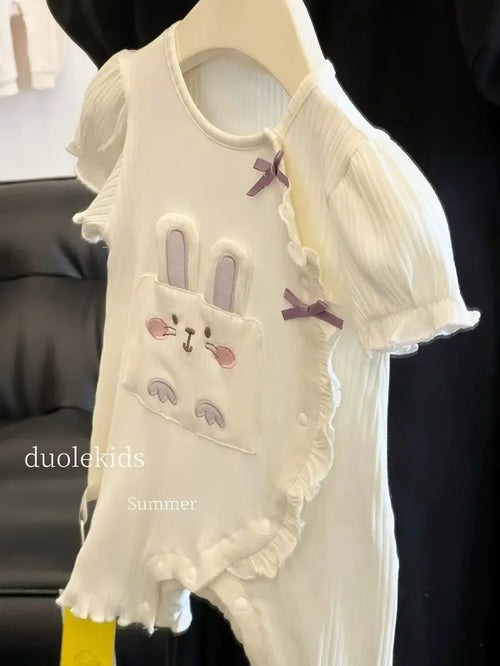Baby Girls Romper – Snap