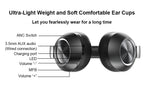Wireless Bluetooth headset by Nova Mart with ANC, stereo sound, 60-hour playback, designed for sports and gaming use.