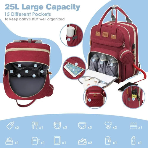 RsenFremior Large Diaper Bag Changing
