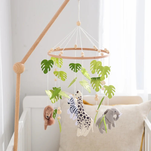 Wooden Wind Chime Baby Crib Mobile – Musical 14cm