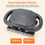 Wireless Fascia Gun with 42 heads from Nova Mart, deep tissue body massager for muscle relief and relaxation.