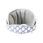 Adjustable baby car seat head support strap from Nova Mart, designed to keep baby's head secure and comfortable during travel.