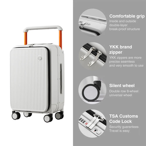 Mixi PC Aluminum Frame Trolley Case – PC Hardshell