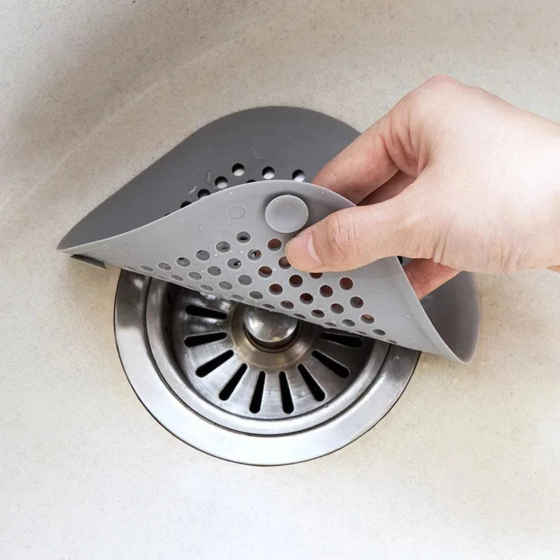 Silicone Sink Strainer, Shower Drain Plug Hair Catcher, Bathtub Kitchen Sink Filter Screen Bathroom Accessories - Image 22