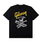 Men's Gibson Les Paul graphic T-shirt by Nova Mart, oversized music-themed shirt with bold guitar print for men's fashion.
