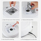 Nova Mart 3-in-1 robotic vacuum cleaner with mop and sweep, featuring 1000Pa suction power, for efficient home cleaning.