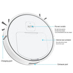 Nova Mart 3-in-1 robotic vacuum cleaner with mop and sweep, featuring 1000Pa suction power and modern design.
