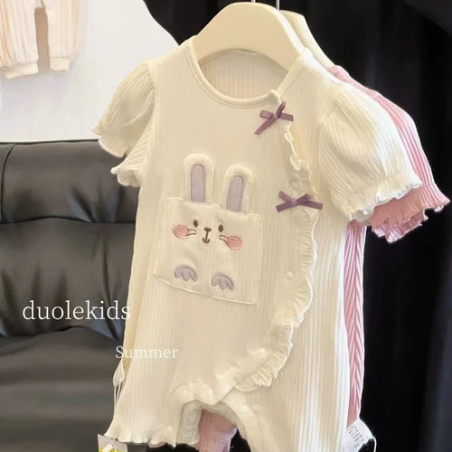 Baby Girls Romper – Snap
