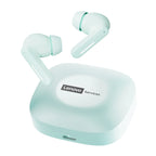 Lenovo LE209 ANC earbuds with HiFi 12mm drivers and 30-hour battery, shown in black with in-ear design and wireless connectivity