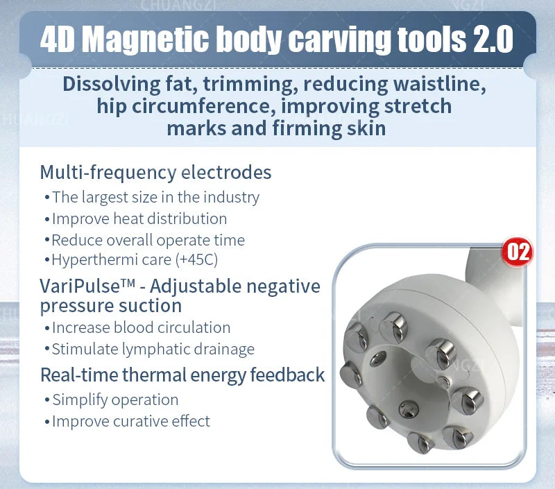 Nova Mart Venus Legacy skin tightening device for salon use, a professional beauty device for skin rejuvenation and firming.