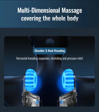 Nova Mart 4D Zero Gravity Massage Chair with voice control and Bluetooth features, showing its sleek design and control panel.