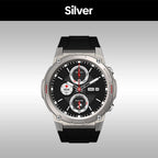 Smartwatch Zeblaze Vibe 7 Pro with AMOLED display, Hi-Fi call features, and military-grade build, displayed on a wrist.
