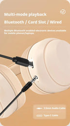 Wireless gaming headphones by Nova Mart with 360° surround sound, deep bass, HD mic, and 20-hour battery life.