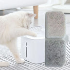 Close-up of the Cat Water Fountain Filter Pet, highlighting its advanced filtration with activated carbon and ion exchange re