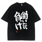 Anime Futaba Anzu print T-shirt by Nova Mart featuring a cotton streetwear shirt with vibrant anime character graphic.