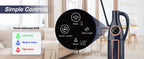 Nova Mart 10-in-1 Steam Mop Cleaner with 1300W power and rotating pad for effective floor cleaning, shown in use on tiled flooring.