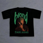 Unisex Frank Ocean Retro Graphic Hip Hop T-Shirt by Nova Mart featuring bold vintage-style artwork on a casual tee.