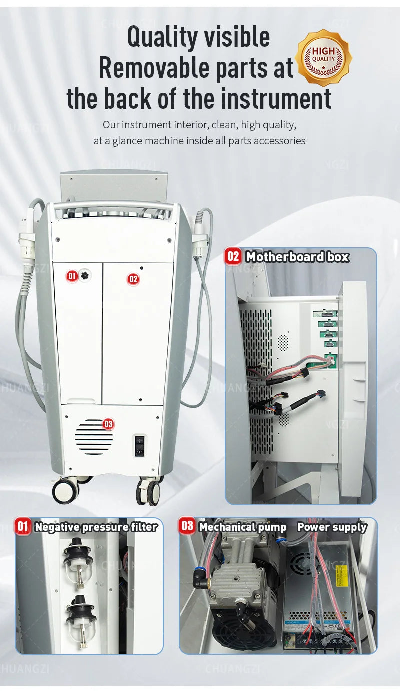 Nova Mart Venus Legacy skin tightening machine for salon, a professional beauty device with sleek design and advanced treatment features.