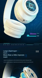 Nova Mart B39 ANC wireless headphones with stereo sound and 12-hour battery life, shown in black with earcup design