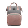 Large capacity Lequeen mummy diaper bag backpack by Nova Mart with multiple compartments for travel and baby essentials.