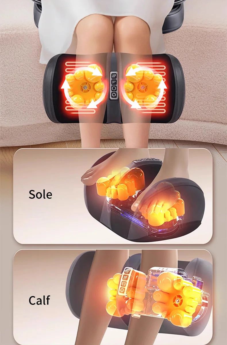 Nova Mart Shiatsu neck and back massager with heat, featuring 3D kneading chair pad for soothing relief and muscle relaxation.