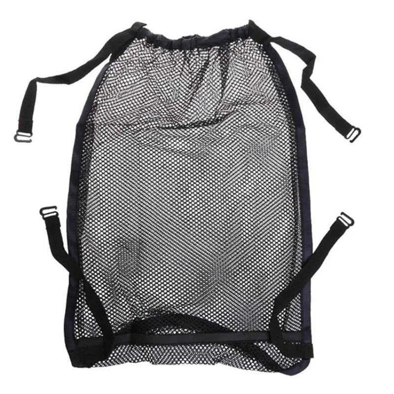 Large capacity Nova Mart baby stroller mesh storage bag hanging organizer for strollers with multiple compartments.