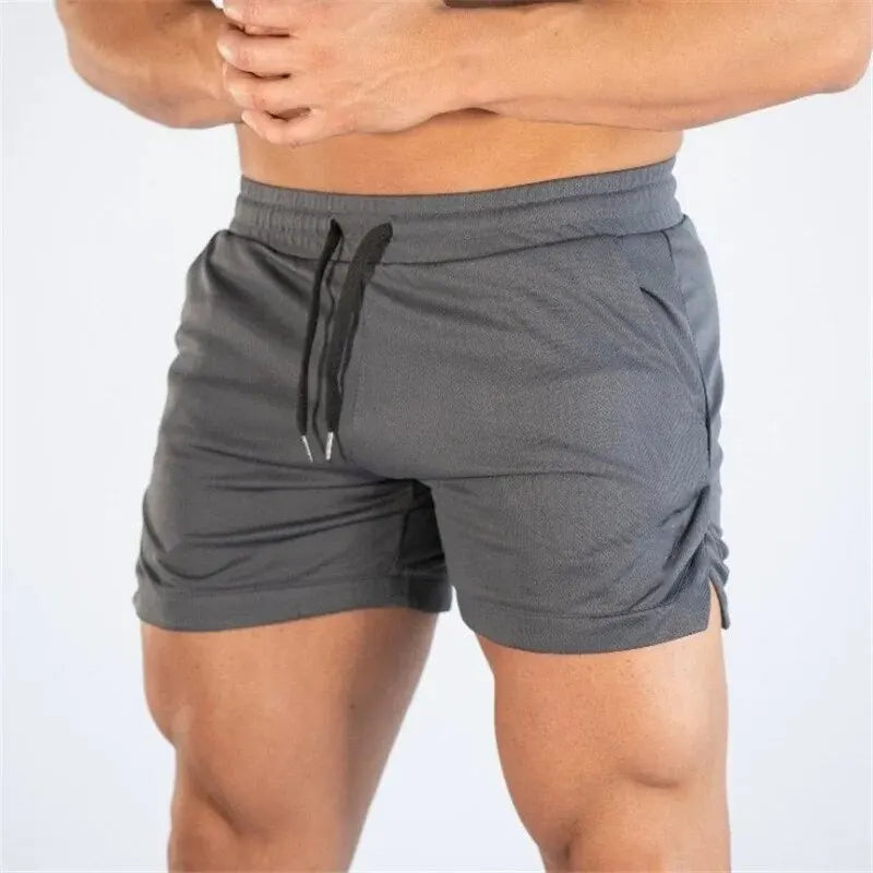 Men's fitness shorts by Nova Mart, ideal for running and hiking, featuring lightweight, breathable fabric for active sports.