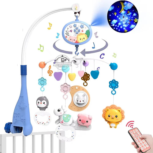 Baby Crib Mobile – 360° Rotation Starlight Projector