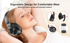 Wireless Bluetooth headset by Nova Mart with ANC, stereo sound, sports and gaming earphones, 60-hour playback, in-ear design
