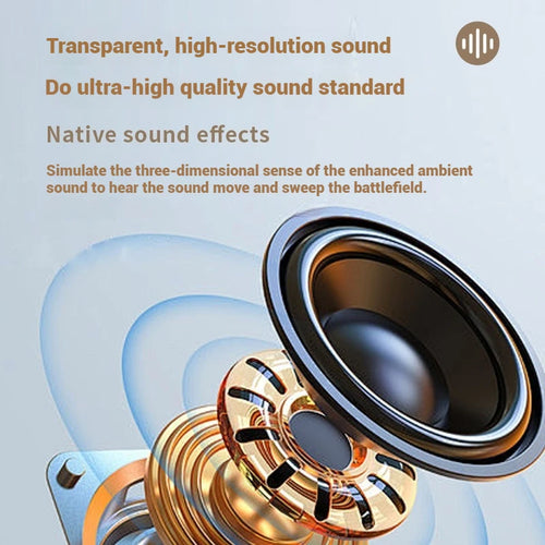 Wireless Gaming Headphones – 360° Surround Sound