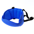 Adjustable baby safety head support strap by Nova Mart, designed to keep infants comfortable and secure during travel.