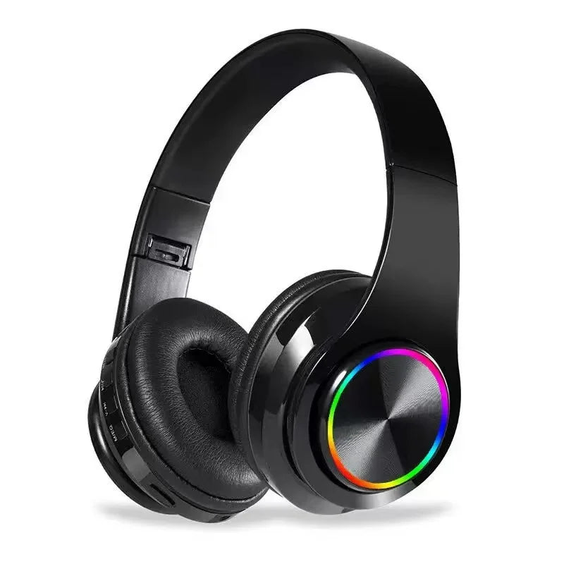 Nova Mart B39 ANC wireless headphones with stereo sound, black design, and ear cushions, featuring a 12-hour battery life.