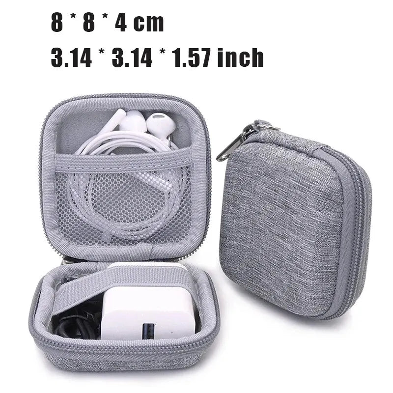 Portable Earphone Storage Bag Data Cable Organizer Bag Multifunctional Digital Gadgets Case For Charger U Disk Protective 2030 - Image 13